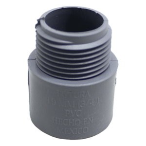 Conector Conduit Cédula 40 / 1 1/4" (32 mm) / Unión Cementar Hermética / PVC Sin Plastificante / UL 651 / NMX-E-031 / 60°C / Subterráneo o Expuesto