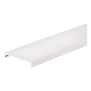 Cubierta de Conducto a Ras / 57.2 mm Ancho / 1.83 m Largo / PVC Sin Plomo / UL94 V-0 / Blanco