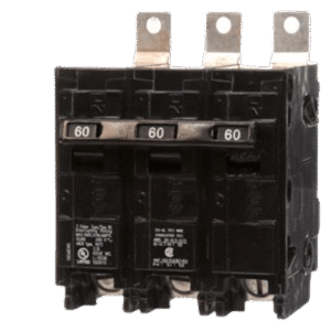 Interruptor Termomagnético / 3 Polos / 60 A / 10 kA / 240 V AC / Montaje Atornillable