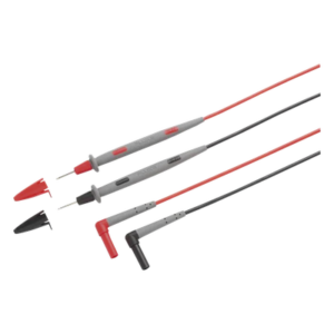 Puntas de Prueba para Multímetro / CAT IV 600 V / CAT III / Aislamiento de Silicona / Conector Banana 4 mm / WearGuard