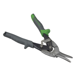 Tijeras de Aviación / Corte Derecho / Cortacables Integrado / Acero Calibre 18 / Inoxidable Calibre 22 / Bloqueo por Resorte