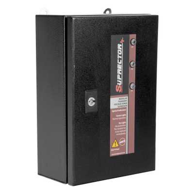 Supresor de Transientes Clase B / 3 Fases / 127/220 Vca / 80 kA / Gabinete NEMA 4 / 30x20x12 cm (11.8x7.9x4.7 in)