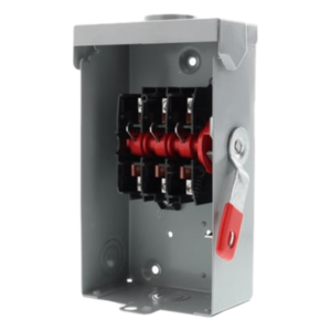 Interruptor de Seguridad / 240Vca / 3 Polos / 60A / Sin Fusible / NEMA 3R / Uso General