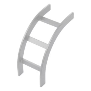 Accesorio de Escalerilla / Curva Vertical Interior / 12 in (305 mm) Ancho / Acero / Blanco