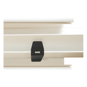 Clip sujetador para canaleta / Polietileno de baja densidad / Rango térmico -60°C a +90°C / Capacidad 40% EIA/TIA-569-A