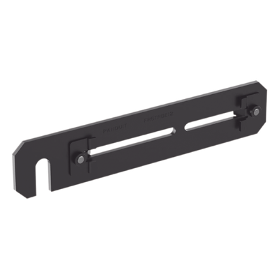 Soporte de Montaje a Techo / Canaletas FiberRunner 4x4 y 6x4 / Varilla Roscada 1/2" / Acero Negro