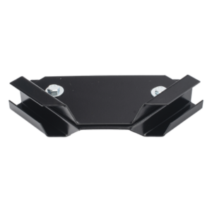 Kit Derivación Tipo T / Escalera Tubular 1.5" Peralte / 12" Ancho / Acero Carbono / Recubrimiento Epóxico Negro / Tornillería Incluida