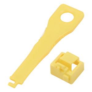 Protector de Bloqueo / Puertos RJ45 y LC / Diseño Compacto Flush / Llave Universal / Bolsa 10 Piezas