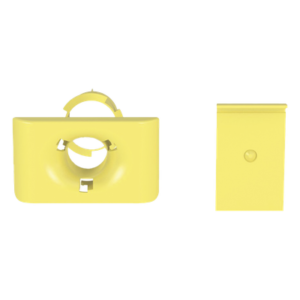 Accesorio de Salida a Tubo / 1.5 in (38 mm) / Canaletas 4x4, 6x4, 12x4 / Color Amarillo / PC/ABS / Telcordia GR-63-CORE