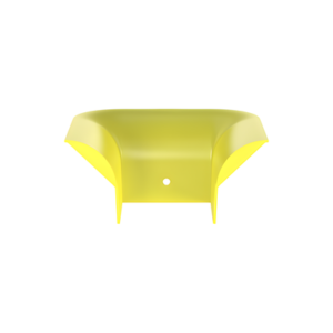 Accesorio de Control de Radio de Curvatura / 2' (50.8 mm) / Policarbonato/ABS / 3.75' x 3.75' x 7.93' (95.2x95.2x201.4 mm) / Amarillo