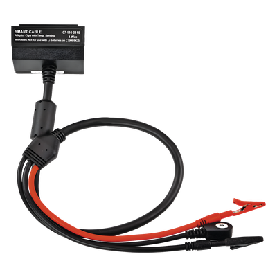 Adaptador de pinzas de caimán / SnapLock / 3A / Contactos bañados en oro / 16KB memoria / 10 C-Codes / Li-Ion NiMH NiCd SLA