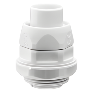 Conector de tubería flexible a caja / PVC auto-extinguible / 10 mm / IP55 / -24°C a 60°C