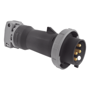 Enchufe Macho Pin and Sleeve / 60 A / 600 VCA / Trifásico 3 Polos 4 Hilos / IP67 / -40 °C a 75 °C