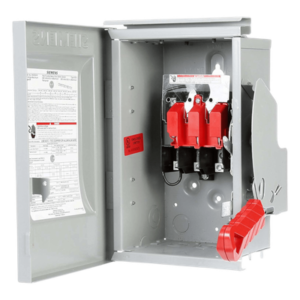 Interruptor de Seguridad / 600Vca / 3 Polos / 30 Amp / NEMA 3R / Sin Fusible