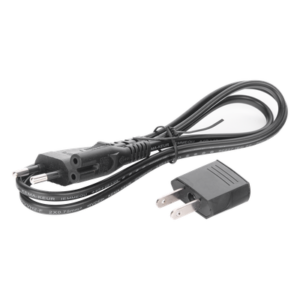 Cable de Corriente Bifásico / Conector Tipo 8 / Adaptador Clavija Euro / 1 m (3.28 ft)