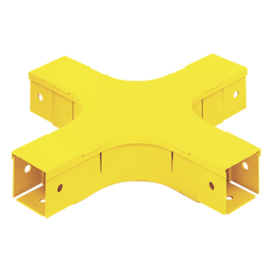 Accesorio de Canalización / 4 Vías Horizontal / 90° / Radio de Curvatura 50.8 mm (2 pulg) / 308.9 mm (12.2 in) / Amarillo