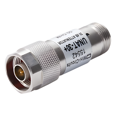 Atenuador en Línea / 30 dB / DC-6 GHz / 0.5 W / Conectores N Macho-Hembra / 50 Ω