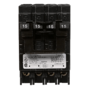 Interruptor Automático TRIPLEX / 2 Polos Simples 1 Polo Doble / 30-30 A / 120/240 VCA / 10 kA / Enchufable