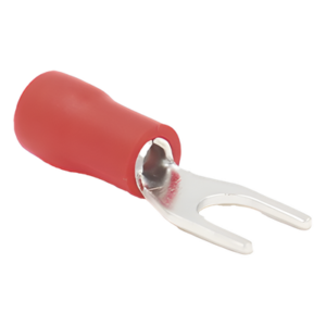 Terminal tipo horquilla aislada / 22-16 AWG / Rojo / 25 piezas / 0.79 x 0.41 x 0.24 in
