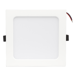 Spot LED Empotrable Cuadrado / 15 W / 1200 lúmenes / Luz Fría 6000 K / Ángulo 120° / IP20 / 17.5 x 17.5 cm (6.9 x 6.9 in)