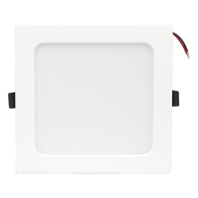 Spot LED Empotrable Cuadrado / 15 W / 1200 lúmenes / Luz Fría 6000 K / Ángulo 120° / IP20 / 17.5 x 17.5 cm (6.9 x 6.9 in)