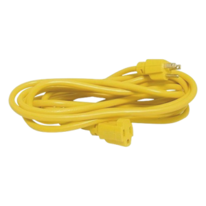 Extensión Eléctrica de Uso Rudo / 7.6 m (24.9 ft) / 127 V CA / 10 A / NEMA 5-15R / Aterrizada