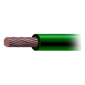 Cable THW-LS / Calibre 4 AWG / 19 Hilos / 90°C Seco / 50 m (164 ft) / Verde