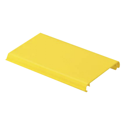 Tapa con Bisagra a Presión para Canaleta / Sistema 4x4 / PVC Rígido / Flamabilidad 94V-0 / 1.8 m (5.9 ft) / Amarillo