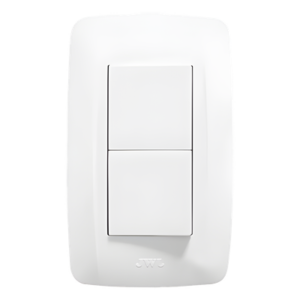 Apagador Escalera Doble / 127 V~ 60 Hz / 10 A / 4.65 x 3.07 x 1.18 in / Blanco