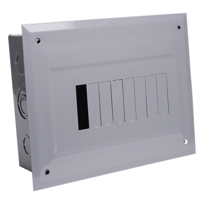 Centro de Carga Empotrado / 8 Polos / 100 A / 1 Fase 3 Hilos / 120/240 V AC / 10 kA / 50/60 Hz