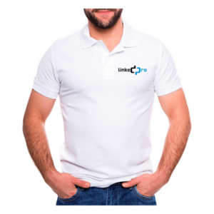 Playera Polo / Algodón 100% / Talla Grande / Color Blanco