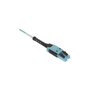 Jumper de Fibra Óptica / Multimodo OM4 50/125 / LC-LC Uniboot Duplex / LSZH / 5 m (16.4 ft) / Color Aqua