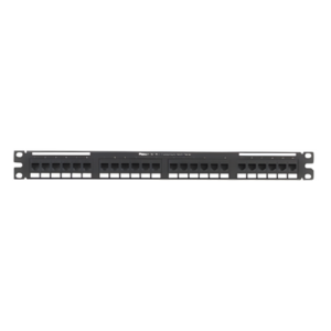 Panel de Parcheo / Cat 6 / 24 Puertos / 1UR / Punchdown 110 / Rack 19"