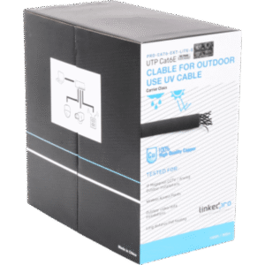 Cable UTP Cat6 / 24 AWG / 305 m (1000 ft) / Intemperie / PoE Extendido / 100% Cobre