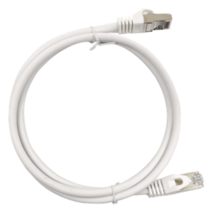 Cable de Parcheo / Cat6A / S/FTP / 10Gbps / 2m (6.56 ft) / Blindado / AWG 27 / RJ45 / Blanco