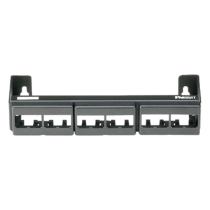 Panel de Parcheo Modular / 12 Puertos / Mini-Com / Montaje en Pared / 228.6 x 44.45 x 63.5 mm / 9 x 1.75 x 2.5 pulgadas / Sin Conectores