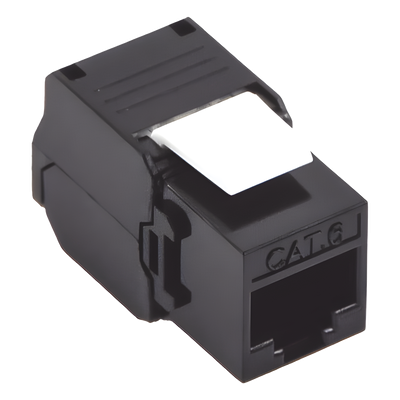 Módulo Jack Keystone / Cat6A / Toolless / Terminación 180° / RJ45 / Sin Blindaje / 1 Puerto