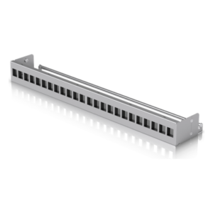 Panel Patch Keystone / 24 Puertos / 1U Rack 19" / Barra Gestión Cables / Acero SPCC / 17.4 x 2.5 x 1.7'