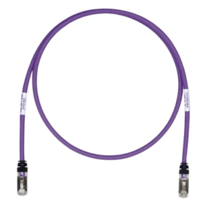 Patch Cord Cat6A / Blindado S/FTP / 26 AWG / 3.05 m (10 pies) / CM/LS0H / Violeta