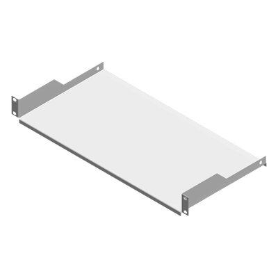 Charola para Rack / 19" / 2 Postes / 1U / 23 cm (9.1 ft) de Profundidad / Carga 3 kg / Color Blanco
