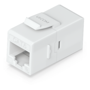 Acoplador Keystone / Cat6 Pass-Through / 10 Gbps / PoE / Snap-In / Paquete 12 Unidades