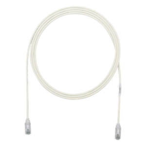 Cable de Parcheo / Cat6 / 28AWG / Diámetro Reducido 3.8 mm / 0.30 m (1 Pie) / LSZH-CM / Blanco Mate