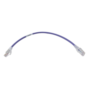 Patch Cord Modular Cat6 UTP / CM/LS0H / 0.3m (1 ft) / 26 AWG / Violeta