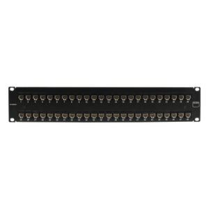Patch Panel / UTP Cat6A / 48 Puertos / Plano / 2U / Rack 19'