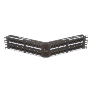 Panel de Parcheo / Cat 6 / 48 Puertos / 2UR / Angulado / 110 IDC / PoE 100W