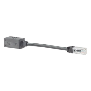 Adaptador de seguridad anti-desconexión / Cat 6A UTP / CM / 20.3 cm (8 pies) / Jack a Plug