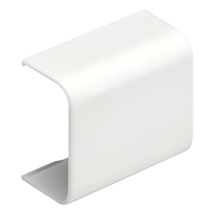 Unión Recta para Canaleta / ABS UL94V-0 / 0 a 50°C / Adhesivo Integrado / Blanco Mate / 180°