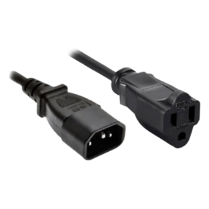 Cable de Alimentación / Conector C14 / Enchufe Estándar US / 60 cm (23.6 in) / Negro / Compatible NEO