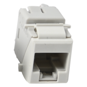 Jack Keystone Cat6A UTP / Terminación T568A/B / Rango -10°C a 60°C / UL 94 V-0 / Conductores 24-22 AWG