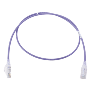 Patch Cord Cat6 UTP / 28AWG / 0.91 m (3 ft) / CM/LS0H / Diámetro 4.0 mm / Violeta